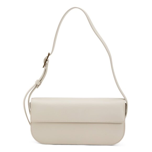 FLATTERED Vanilla Made In Italy Leather Lillie Shoulder Bag - Picture 1 of 2